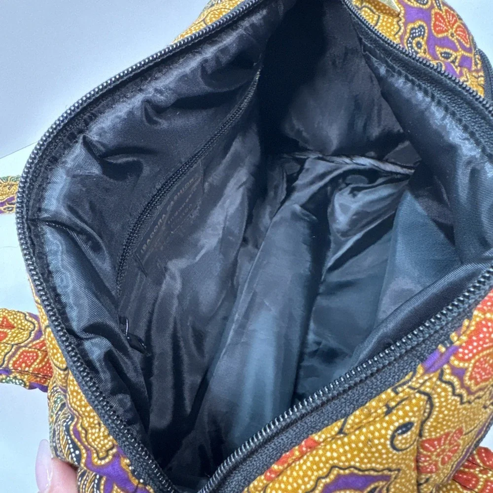 Isadora Fashions Indonesia Handbag Mini Duffel Purse Quilted 100% Cotton